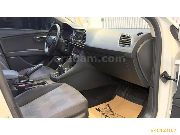 BOYASIZ 2016 MODEL SEAT LEON 1.6 TDİ STYLE+CAM TAVAN