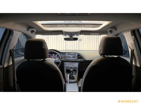 BOYASIZ 2016 MODEL SEAT LEON 1.6 TDİ STYLE+CAM TAVAN