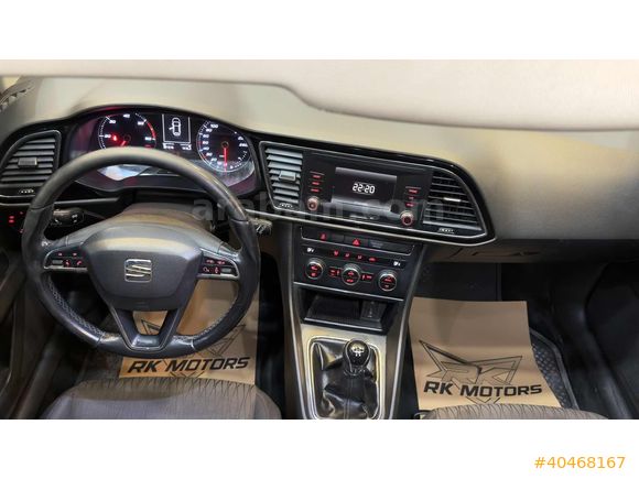 BOYASIZ 2016 MODEL SEAT LEON 1.6 TDİ STYLE+CAM TAVAN
