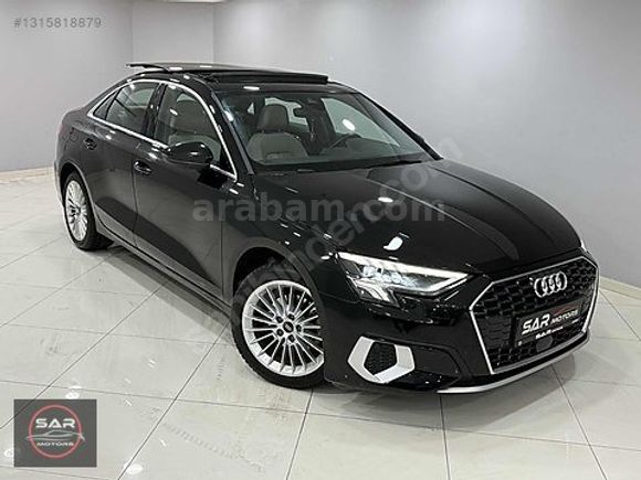 HATASIZ/ 85.000 KM/ 2022 AUDİ A3 SEDAN 35 TFSI CAM TAVAN /İÇ BEJ
