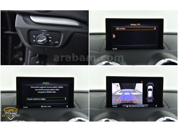 555 BİN PEŞİN KALAN 24 AY TAKSİT İMKANI * AUDİ A3 CAM TAVAN *