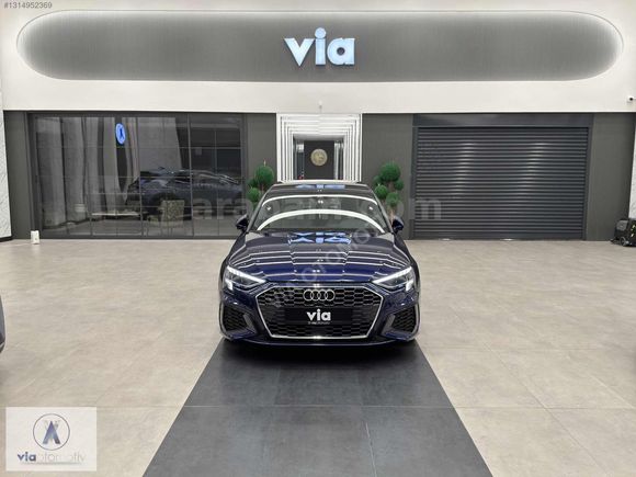 ''VİA''Boyasız2022Audi A3 35TFSI SLine-360*Kamera-C.tvn-K.Isıtma