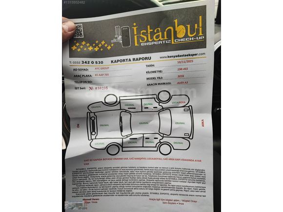 Burak Galeri'den 2016 Model Audi A3 Sportback 1.6 TDI Dynamic