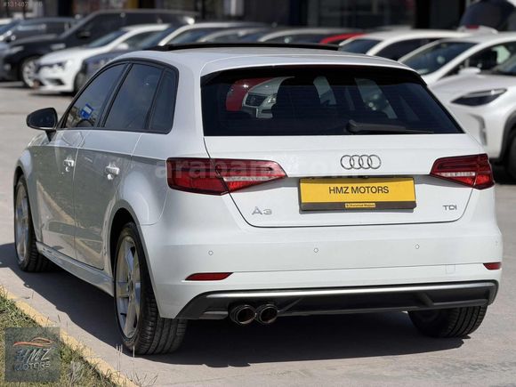 HMZ MOTORS DAN 2017 AUDİ A3 1.6 TDİ SPORTBACK DYNAMİC CAM TAVAN