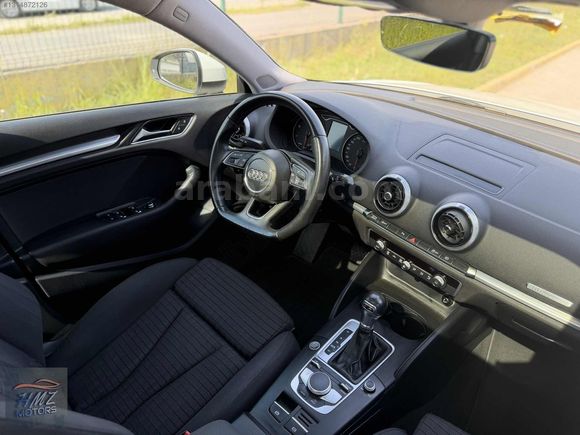 HMZ MOTORS DAN 2017 AUDİ A3 1.6 TDİ SPORTBACK DYNAMİC CAM TAVAN