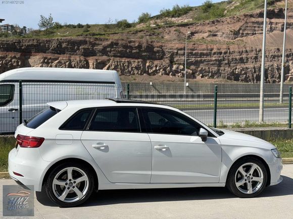 HMZ MOTORS DAN 2017 AUDİ A3 1.6 TDİ SPORTBACK DYNAMİC CAM TAVAN
