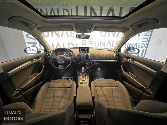 ÜNALDI'DAN 2015 A3 SPORTBACK AMBİTİON 1.6 TDİ CAM TAVAN BAKIMLI