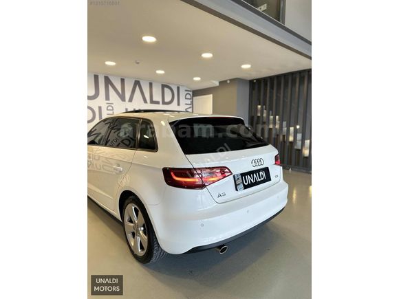 ÜNALDI'DAN 2015 A3 SPORTBACK AMBİTİON 1.6 TDİ CAM TAVAN BAKIMLI