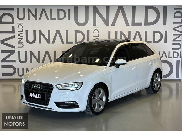 ÜNALDI'DAN 2015 A3 SPORTBACK AMBİTİON 1.6 TDİ CAM TAVAN BAKIMLI