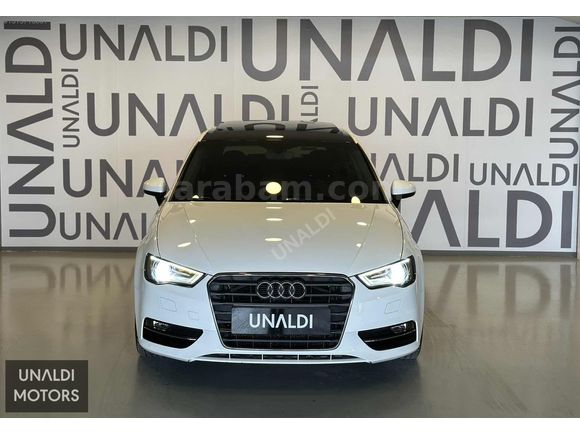 ÜNALDI'DAN 2015 A3 SPORTBACK AMBİTİON 1.6 TDİ CAM TAVAN BAKIMLI