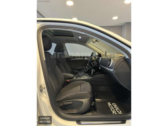 ÜNALDI'DAN 2015 A3 SPORTBACK AMBİTİON 1.6 TDİ CAM TAVAN BAKIMLI