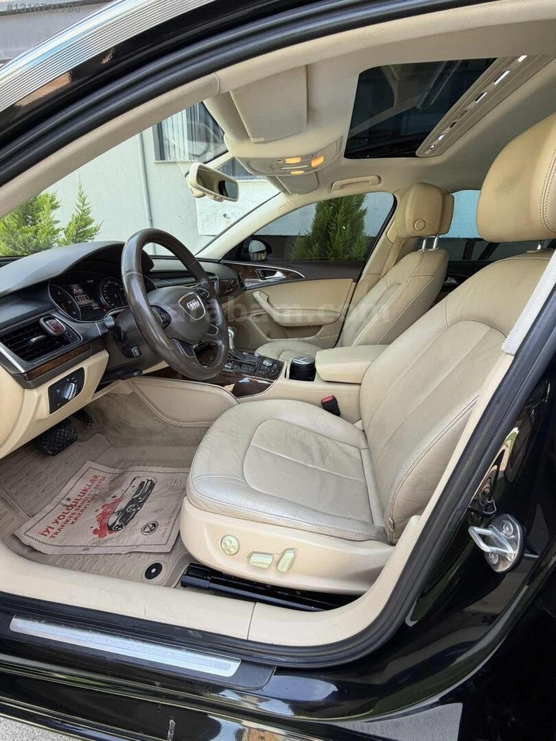 Galeriden Audi A6 Sedan 2.0 TDI 2012 Model Denizli 309.800 km Siyah 7