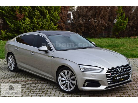 POSH MOTORS 2017 AUDI A5 CAM TAVAN BEJ İÇİ SİYAH 188BİN KM