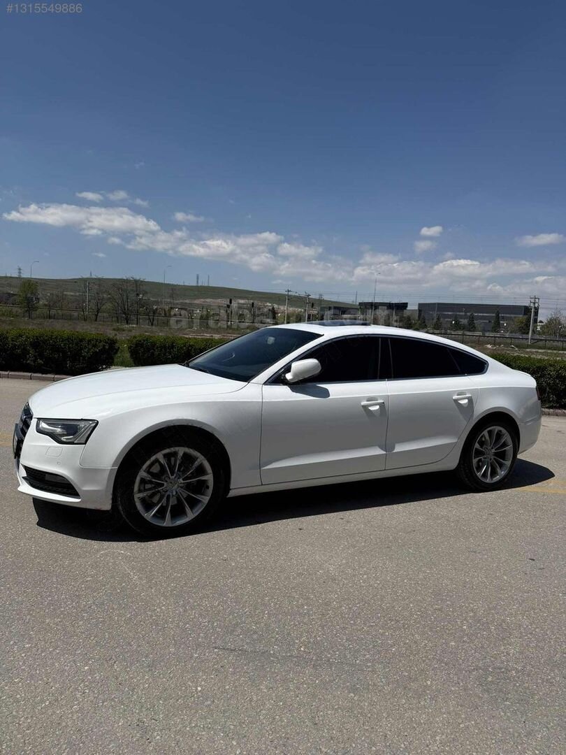 Galeriden Audi A5 Sportback 2.0 TDI Quattro 2013 Model Ankara 261.000 km Beyaz 4