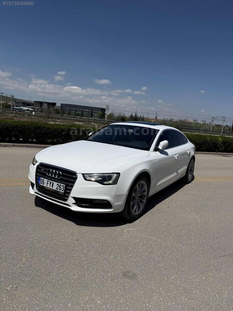 Galeriden Audi A5 Sportback 2.0 TDI Quattro 2013 Model Ankara 261.000 km Beyaz 1
