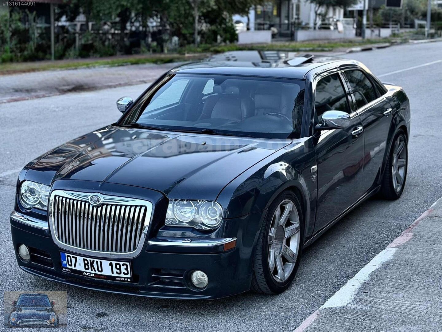 Galeriden Chrysler 300 C 3.0 CRD 2007 Model Antalya 326.500 km Mavi 7