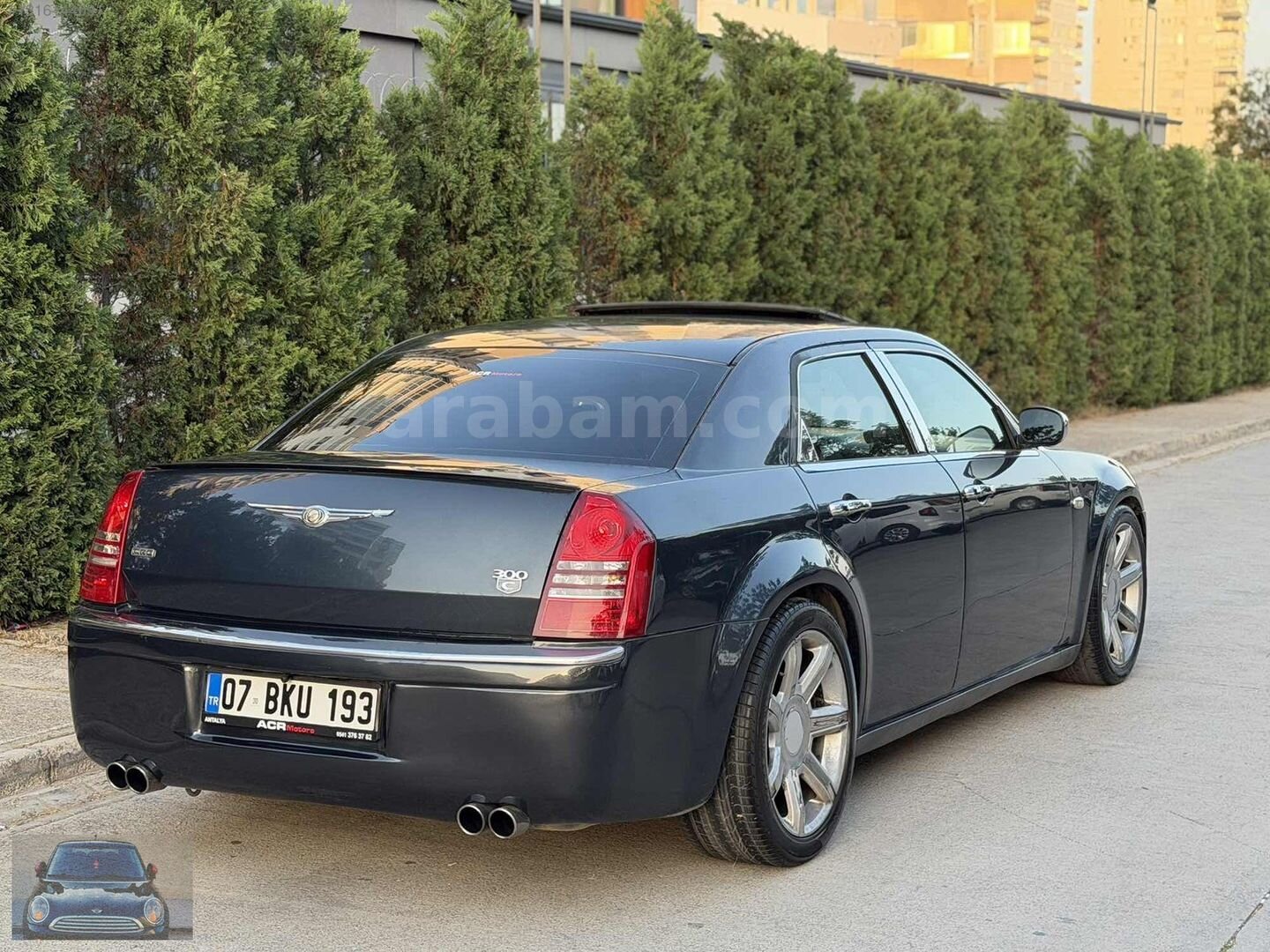 Galeriden Chrysler 300 C 3.0 CRD 2007 Model Antalya 326.500 km Mavi 4