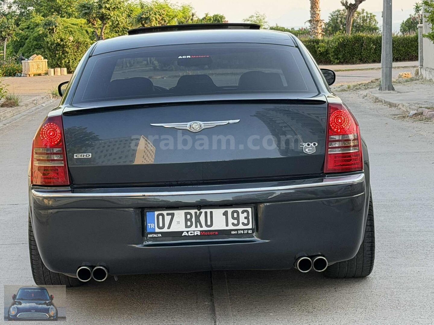 Galeriden Chrysler 300 C 3.0 CRD 2007 Model Antalya 326.500 km Mavi 6