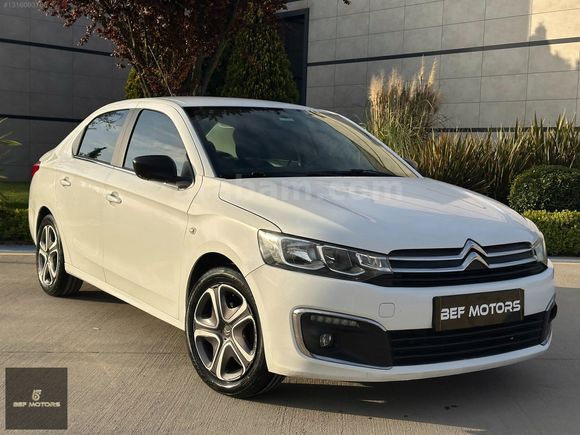 BEF MOTORS 2017 CİTROEN C-ELYSEE 1.6 HDİ SHİNE HATASIZ DEĞİŞENSZ
