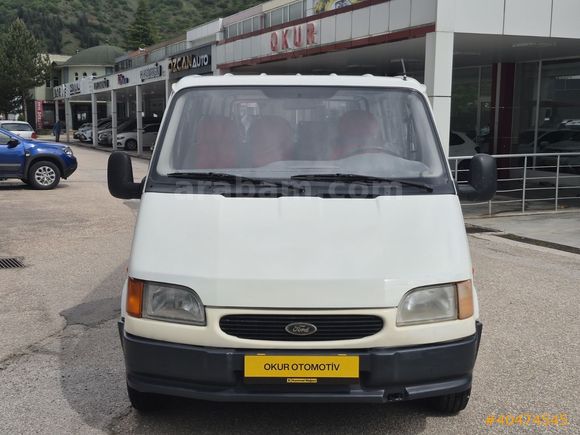 2000 TRANSİT 100V MAXİ FAB.CAMLI 244.KM'DE 5+1 FULL ORJİNAL