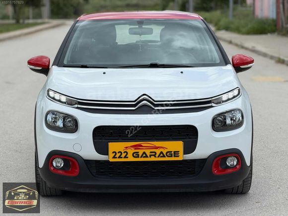 222 GARAGE dan 2017 C3 FEEL ÇİFT RENK NOKTA HATASIZ 37 bin km'de
