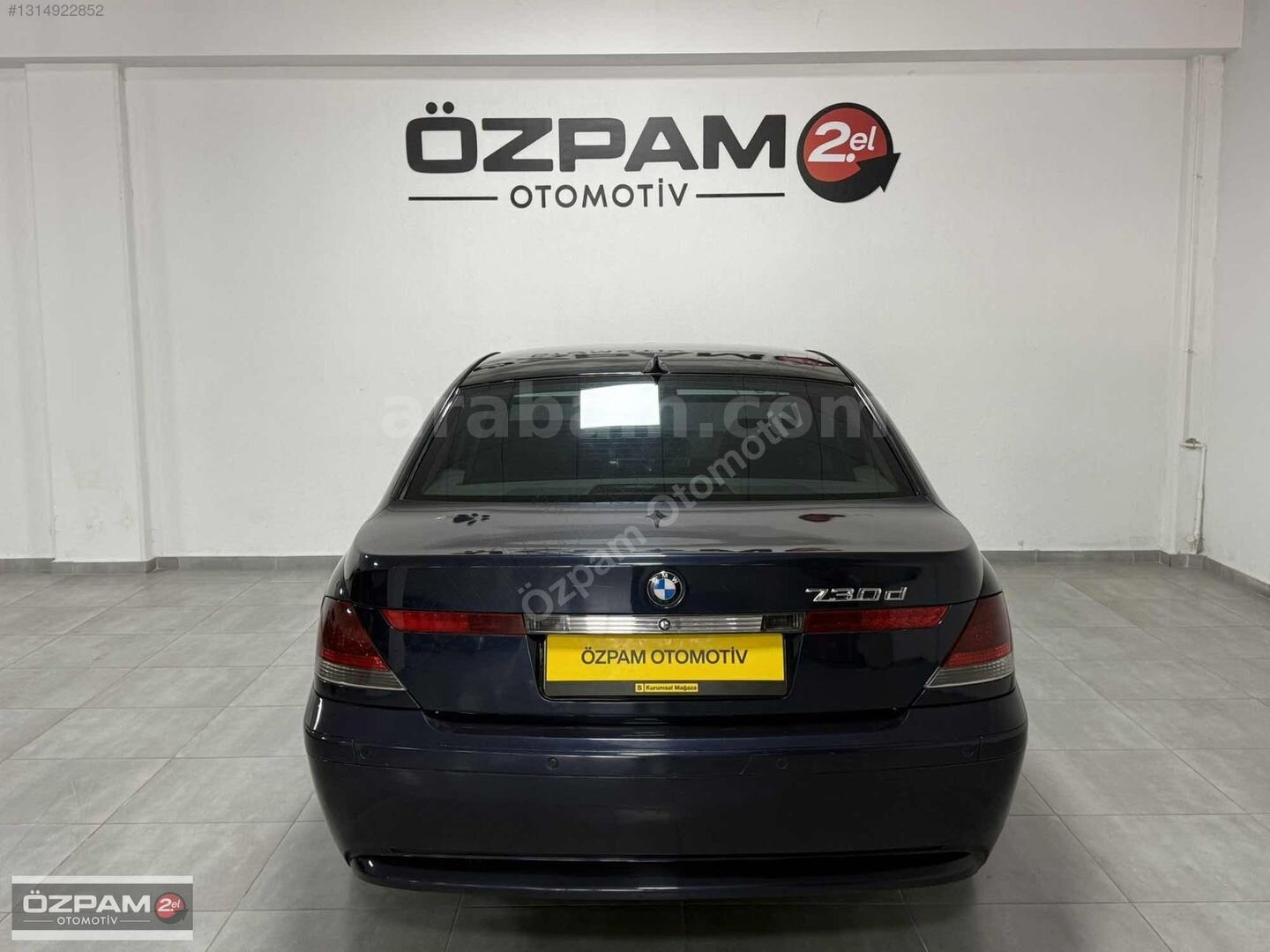 Galeriden BMW 7 Serisi 730d Standart 2003 Model Denizli 232.000 km Mavi 7