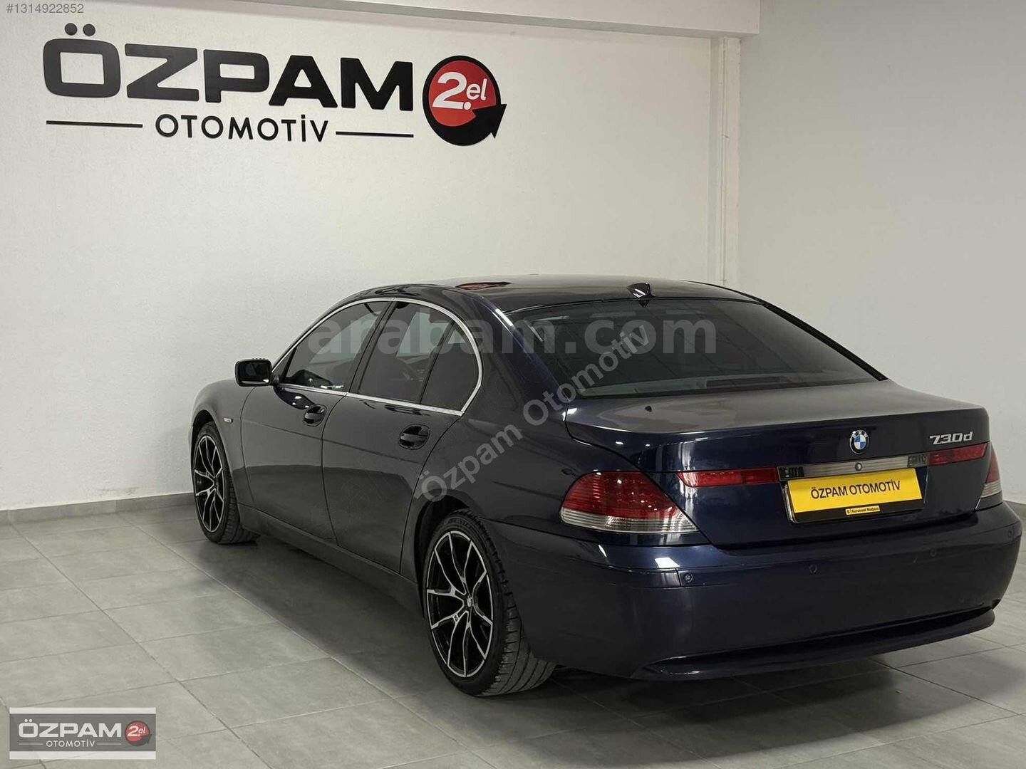 Galeriden BMW 7 Serisi 730d Standart 2003 Model Denizli 232.000 km Mavi 6