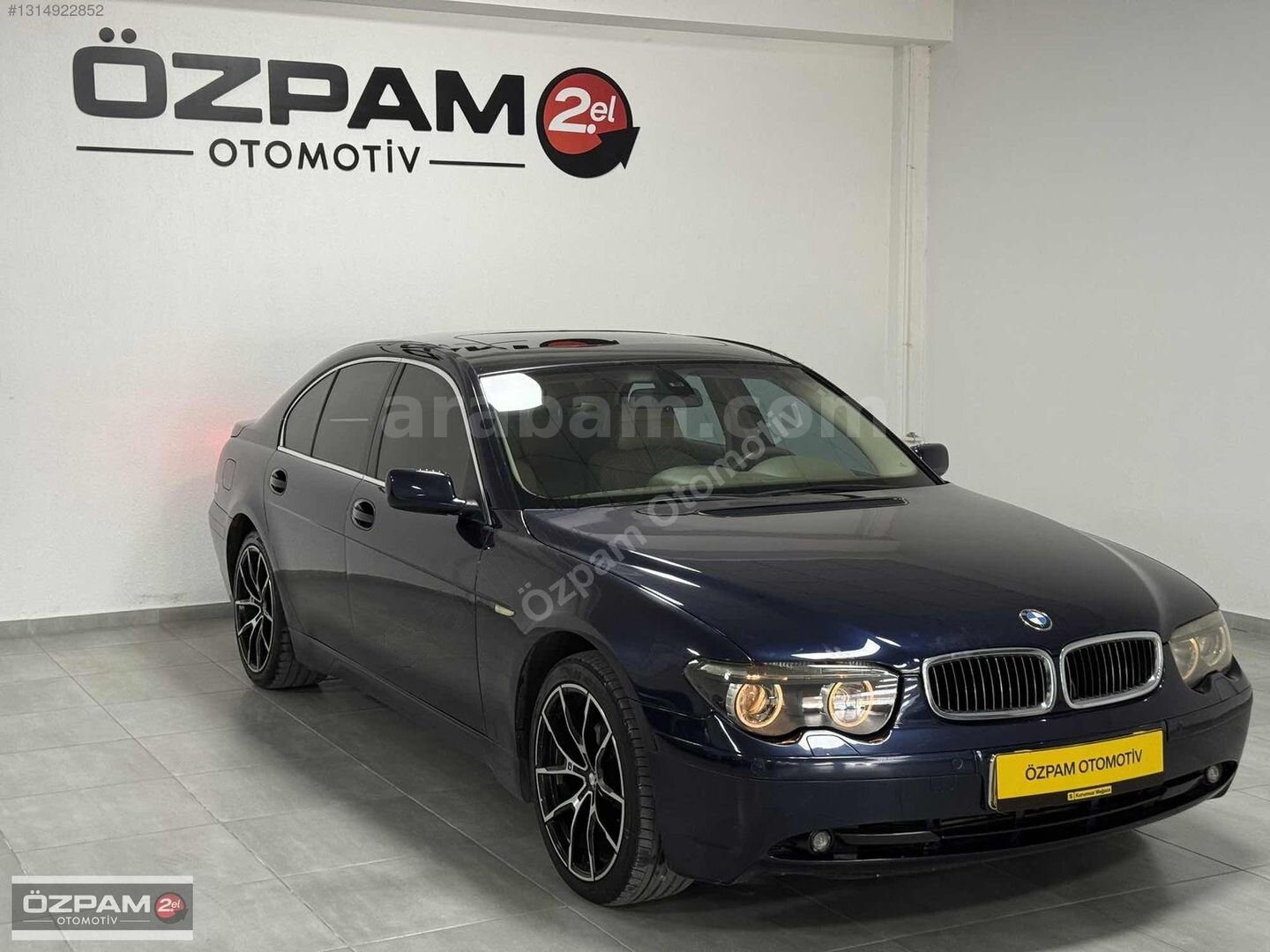 Galeriden BMW 7 Serisi 730d Standart 2003 Model Denizli 232.000 km Mavi 3