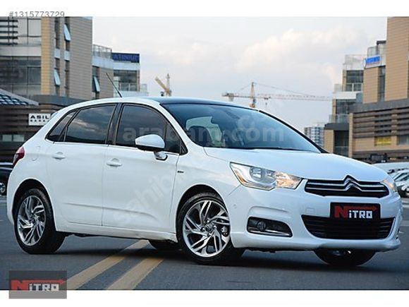 NİTRO MOTORS-2012 CİTROEN C4 1.6EHDİ EXCLUSİVE CAM TAVAN OTOMATK