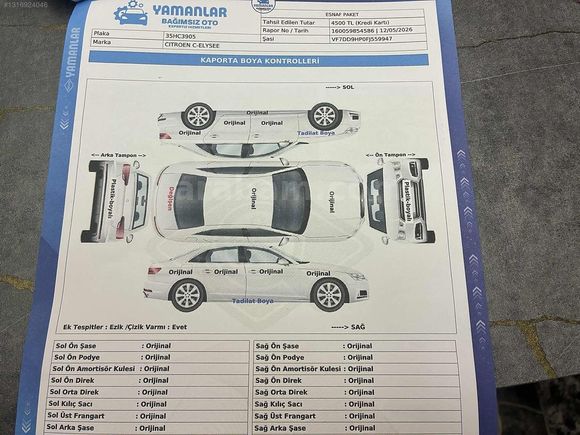 YSF PLAZA DAN 2015 MODEL C ELYESE 1.6 HDİ TEMİZ BAKIMLI