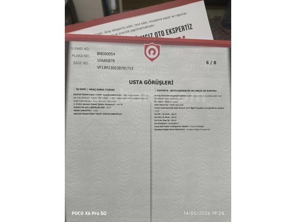 Sahibinden Renault Scenic 1.5 dCi Privilege 2008 Model  242.000 km Bej
