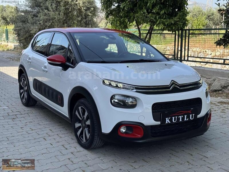 Galeriden Citroen C3 1.2 PureTech Shine 2019 Model Muğla 96.200 km Beyaz
