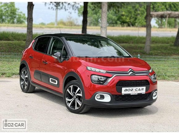 BOZCAR 2024 CİTROEN C3 1.2 PURETECH SHİNE KIRMIZI 26 BİN KM