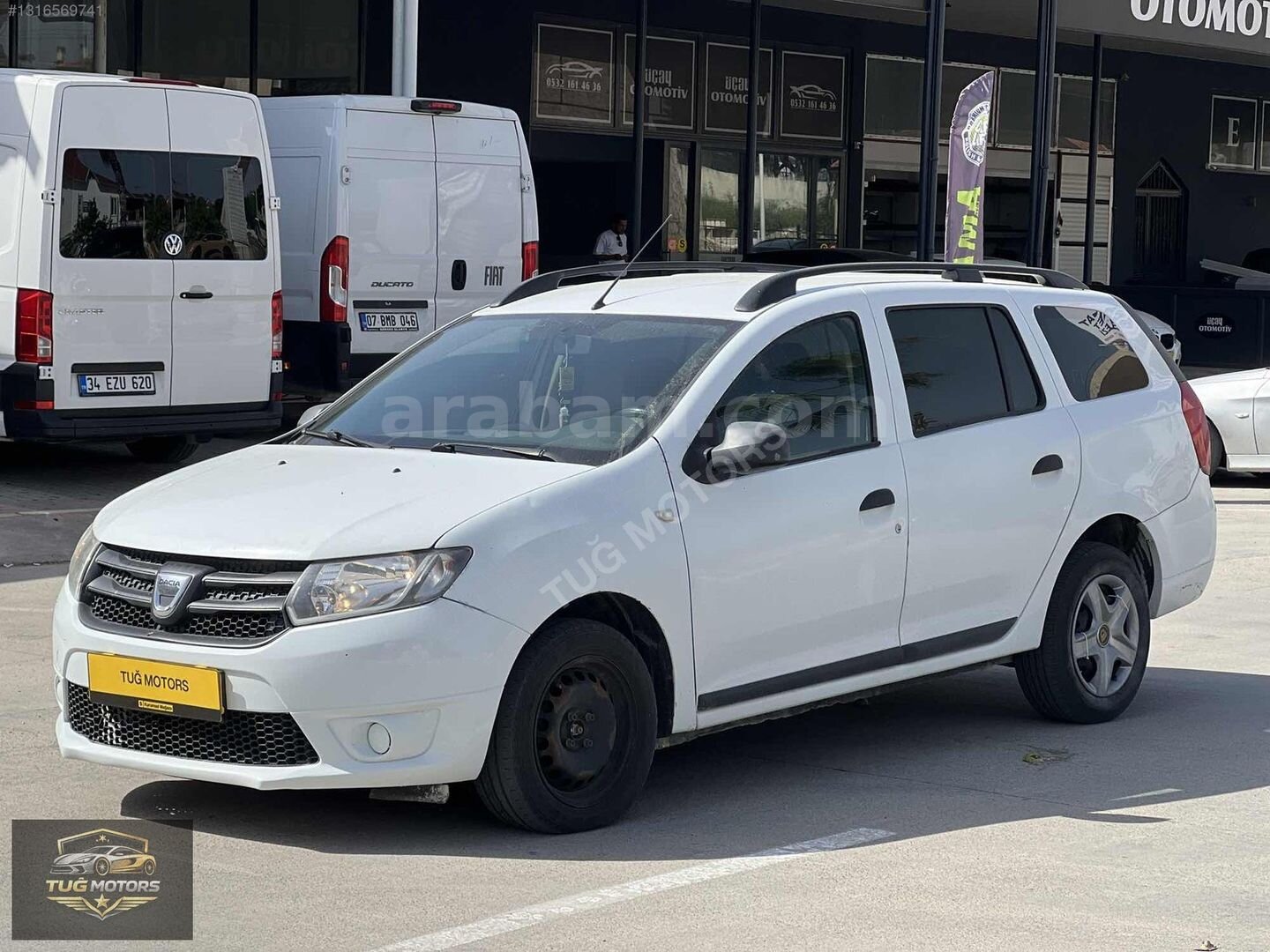 Galeriden Dacia Logan 1.6 MCV Ambiance 2014 Model Antalya 208.000 km Beyaz 3