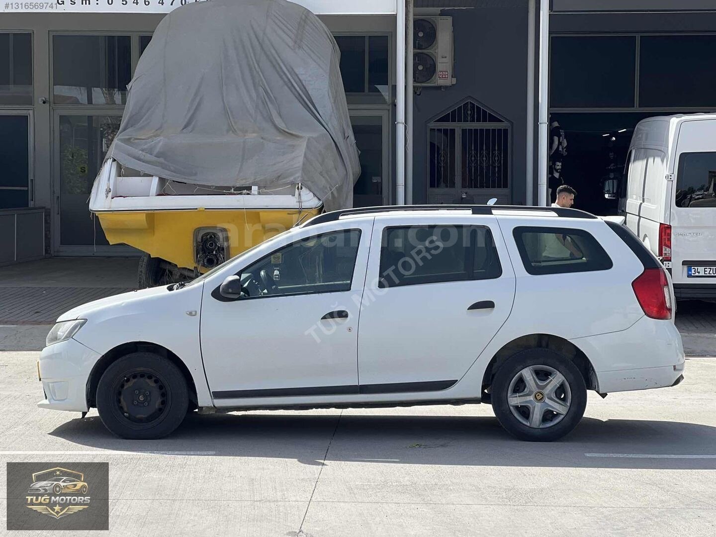 Galeriden Dacia Logan 1.6 MCV Ambiance 2014 Model Antalya 208.000 km Beyaz 4