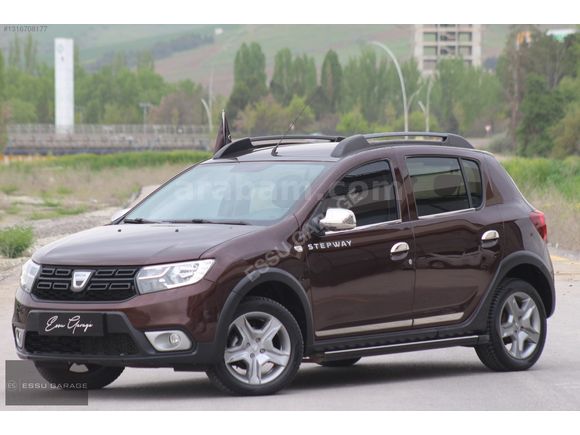 ES-SU GARADE'DEN 2017 DACİA SANDERO STEPWAY-108.000KM-MASRAFSIZ!