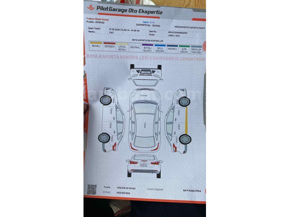 Sahibinden Fiat Linea 1.3 Multijet Pop 2014 Model 