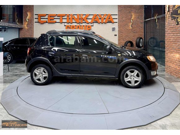 ÇETİNKAYA'dan DACİA SANDERO STEPWAY DİZEL+MANUEL+2016+194.000KM