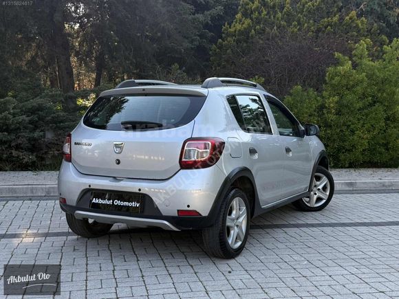 -AKBULUT OTO- SANDERO STEPWAY SADECE 70.000'KM DE TERTEMİZ !