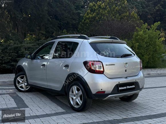 -AKBULUT OTO- SANDERO STEPWAY SADECE 70.000'KM DE TERTEMİZ !
