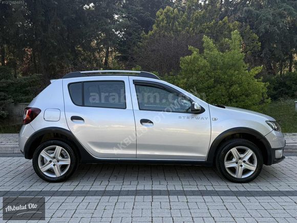 -AKBULUT OTO- SANDERO STEPWAY SADECE 70.000'KM DE TERTEMİZ !