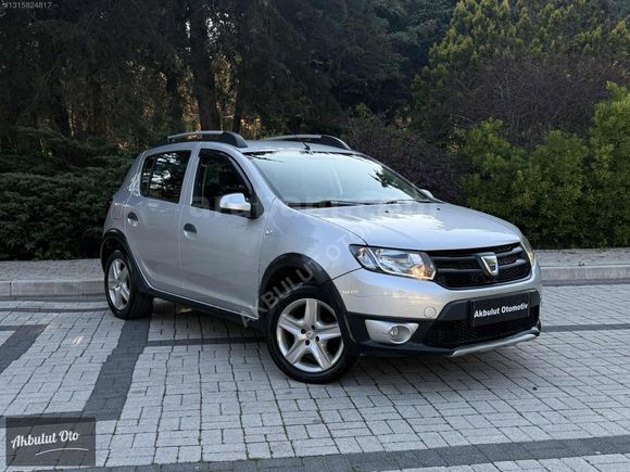 -AKBULUT OTO- SANDERO STEPWAY SADECE 70.000'KM DE TERTEMİZ !