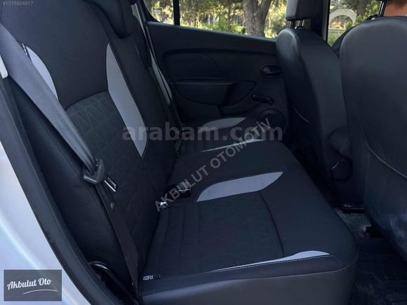 -AKBULUT OTO- SANDERO STEPWAY SADECE 70.000'KM DE TERTEMİZ !