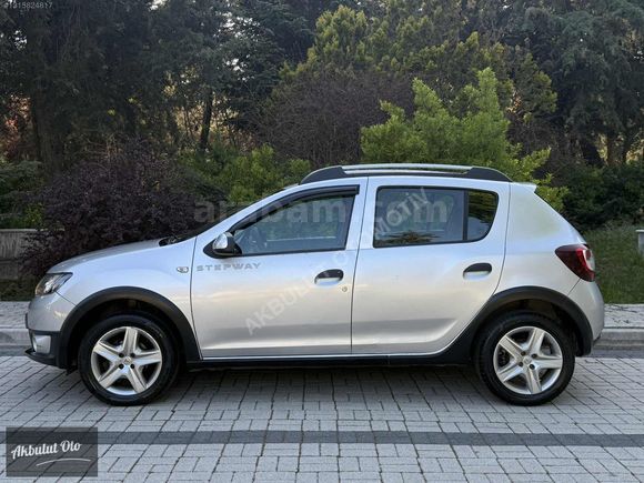 -AKBULUT OTO- SANDERO STEPWAY SADECE 70.000'KM DE TERTEMİZ !