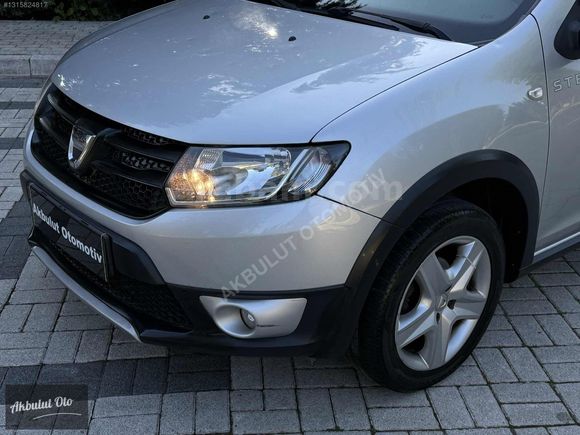 -AKBULUT OTO- SANDERO STEPWAY SADECE 70.000'KM DE TERTEMİZ !