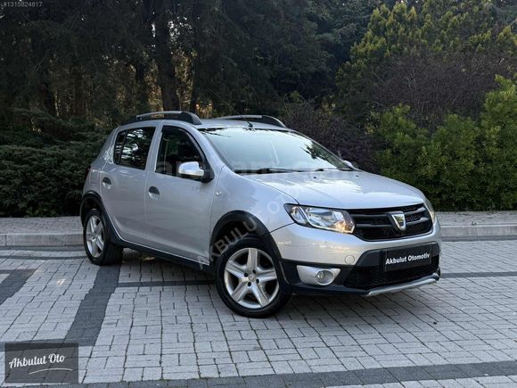 -AKBULUT OTO- SANDERO STEPWAY SADECE 70.000'KM DE TERTEMİZ !