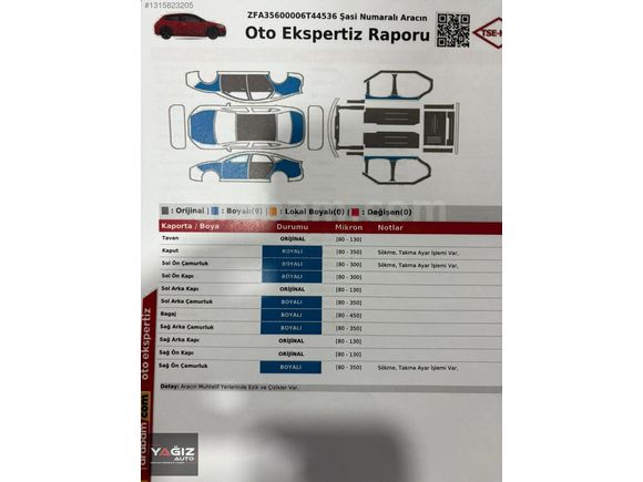 Galeriden Fiat Egea 1.3 Multijet Easy Stil 2020 Model Düzce 97.000