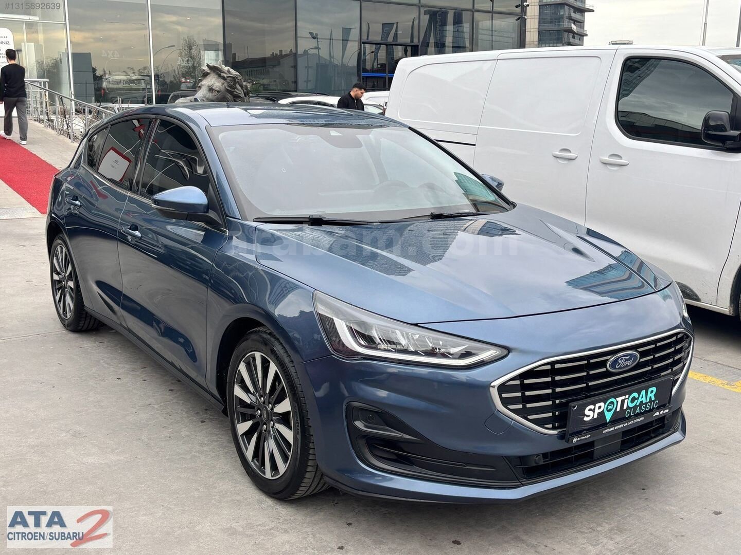 Galeriden Ford Focus 1.5 EcoBlue Titanium X 2023 Model Ankara 65.530 km Mavi 2