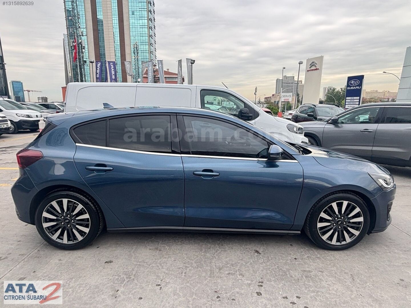 Galeriden Ford Focus 1.5 EcoBlue Titanium X 2023 Model Ankara 65.530 km Mavi 5