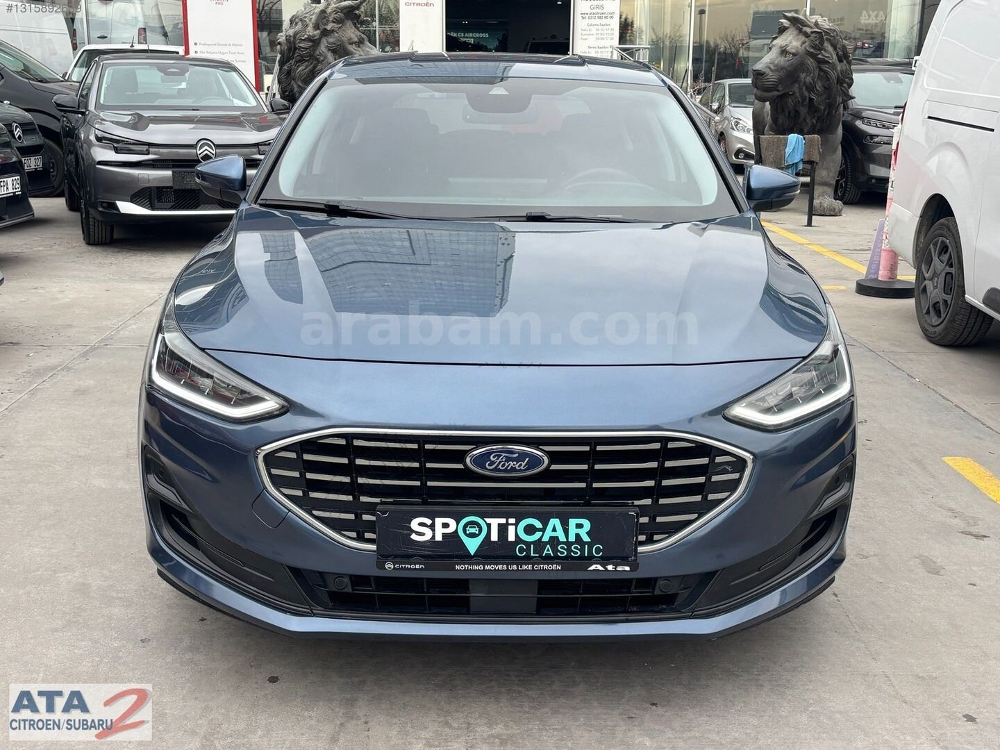 Galeriden Ford Focus 1.5 EcoBlue Titanium X 2023 Model Ankara 65.530 km Mavi 1